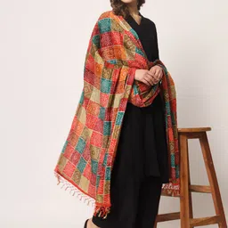 Zamour Printed Bandhani Dupatta image 2