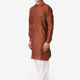 ZOIS Men Extended Sleeves Kurta image 4
