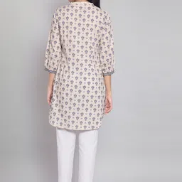 W Women Straight Cotton Kurta image 4