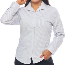 regnic Women Regular Fit Striped Spread Collar Casual Shirt-picture-46