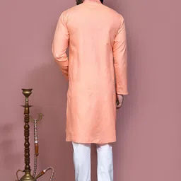 RANAK Men Thread Work Kurta image 5