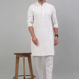 Jompers Chikankari Embroidered Sequinned Kurta image 5