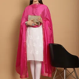 SOUNDARYA Embroidered Dupatta with Gotta Patti image 4