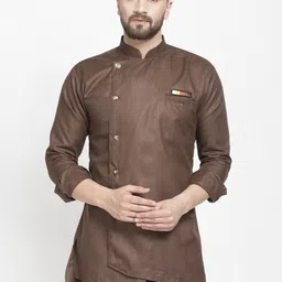 Benstoke Men Brown Kurta-picture-33