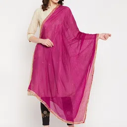Clora Creation Dupatta With Gotta Patti-picture-10