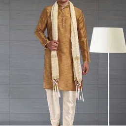 Moda Rapido Men Ethnic Motifs Regular Kurta with Pyjamas & With Dupatta-picture-35