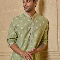 Tasva Ethnic Motifs Printed Kurta With Churidar image 2