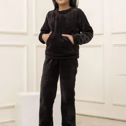 BAESD Girls Pure Wool Sweatshirt And Joggers image 1