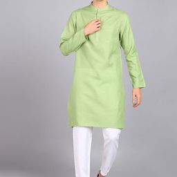 HERE&NOW Men Regular Kurta with Pyjamas-picture-15