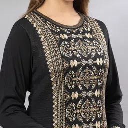 Anouk Women Ethnic Motifs Printed Regular Kurta with Trousers image 5