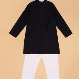 indus route by Pantaloons Boys Printed Regular Pure Cotton Kurta with Pyjamas image 5