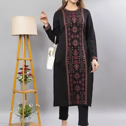 Anouk Women Ethnic Motifs Printed Regular Kurta with Trousers image 2