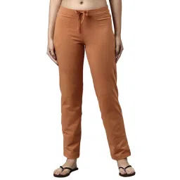 Enamor Mid Rise Lounge Pants Regular Length Drawstring Slim Fit Soft Stretch Cotton E014-picture-11