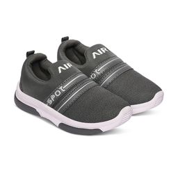 Airspot Kids Textured Lightweight Slip On Sneakers-picture-6