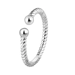 GIVA 925 Sterling Silver Rhodium-plated Adjustable Finger Ring image 5