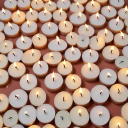 pleasing forest AN_(A_133)_Tealight_White_Pack Of -100 Candle-picture-35