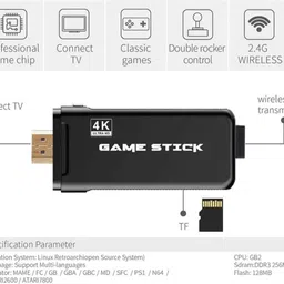 Clubics U9 ULTRA 4K Gaming Stick- Heroic Edition with 2 Wireless Game Controller Legendary Edition image 4