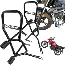 dhe best Bike Metal Leg guard / Crash Guard Frame Slider for Honda Shine 125 SP BS6-picture-20