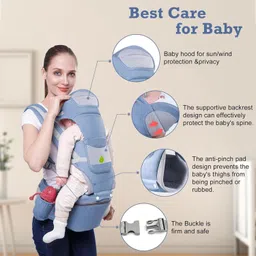 betlex Ergonomic Baby Carrier with Hip Seat Baby Carrier image 2