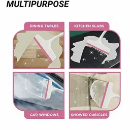 brothers enterprises Glass Cleaning Wiper for Window, Home, Car & Bathroom, Cleaning, (Pack of 2) Cleaning Wipe image 2