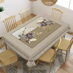 casa furnishing Floral 6 Seater Table Cover-picture-20