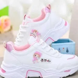 megpar White Tranding Stylish Sport Running Walking Casual Shoes Sneakers For Women image 3