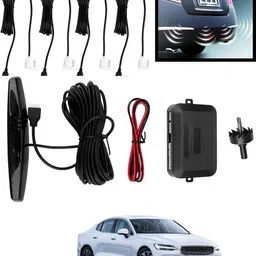 White 4pcs Compact Design Reverse Parking Sensor For Vehicle-226 Universal White Car Safety Parking Camera 4 Pcs-226 Parking Sensor-image-91