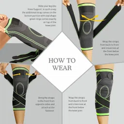 justifit Adjustable Comfort Knee Support Cap Men Women Pain Fitness Gym(size S) Knee Support image 4