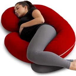 wild mint Ultra Soft Microfibre Solid Pregnancy Pillow Pack of 1-picture-10