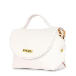 FLYING BERRY Structured Satchel image 3