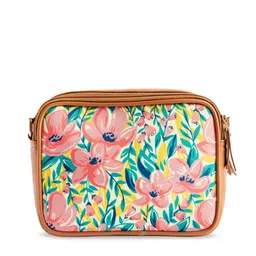 TEAL BY CHUMBAK Women Printed Structured Sling Bag image 4