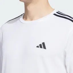 adidas training essentials base 3 stripes tee men training men training image 5