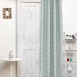 Ariana Blue Ethnic Motifs Room Darkening Door Curtain-image-41