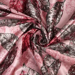 Cortina Pink & White Set of 2 Door Curtain image 2