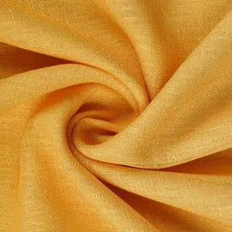 HOMADORN Yellow & White Set of 2 Sheer Door Curtain image 4