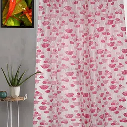 CASA-NEST Floral Printed Tulip Shower Curtain image 2