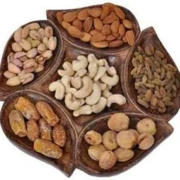 woodcreations Decorative Serving Plate Tray for Dry Fruits, Wooden Leaf Design Snack Serving Tray-picture-13