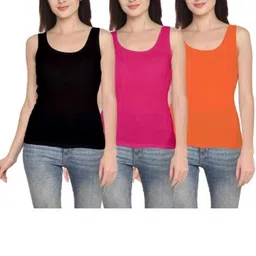 nrv creation Women Black, Pink, Orange Camisole-picture-19