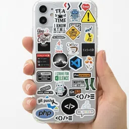 comrade enterprises 3 inch Coding & Coffee Vinyl Sticker Pack Self Adhesive Sticker image 4