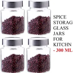 urva fashion Glass Grocery Container - 300 image 2