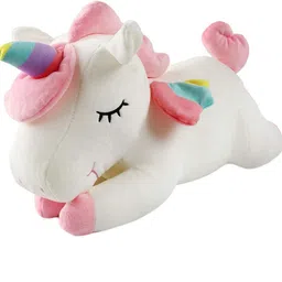 shritoys Unicorn Plush Toy – Soft & Huggable Stuffed Doll with Rainbow Horn & Wings - 19 cm-picture-16