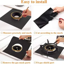 ever mall EM_Burner cover Heavy duty gas range protector Trivet image 4