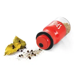 Treo Zingy 2 Pcs White & Red Salt & Pepper Jar with Stand image 5