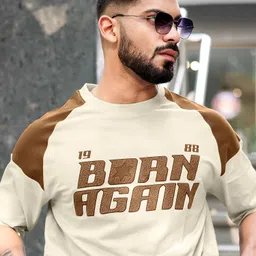 maniac Men Printed Round Neck Pure Cotton Multicolor T-Shirt-picture-12