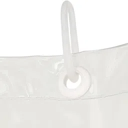 liv 274 cm (9 ft) PVC Transparent Long Door Curtain Single Curtain image 3