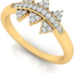 avsar Richa 18kt Diamond Yellow Gold ring image 4