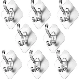 attilio Single Coat Hooks Without Drilling Sticker Heavy Items Wall Hangers Hook 8-picture-10
