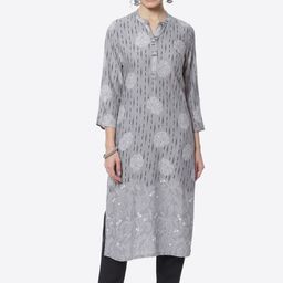 Rangriti Women Floral Printed Kurta-picture-8