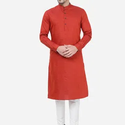 Modi Kurta Mandarin Collar Pure Cotton Straight Kurta-picture-38
