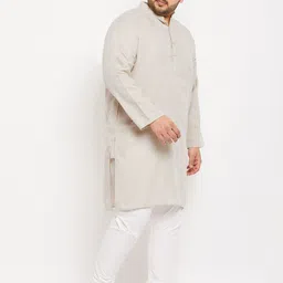 bigbanana Plus Size Mandarin Collar Long Sleeve Kurta image 5